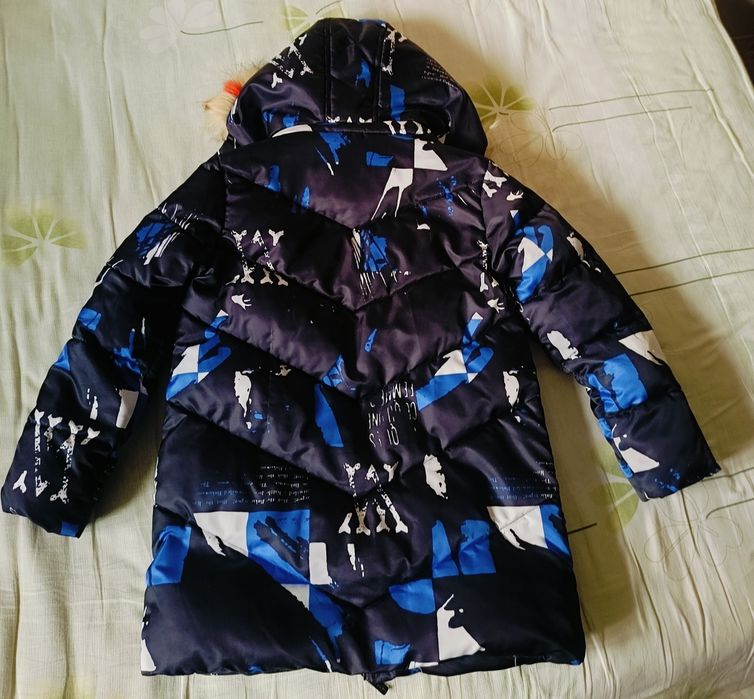 Куртка зимняя для мальчика, размер 140см