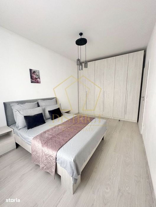 Apartament cu 2 camere mobilat, la etaj intermediar in Giroc la asfalt