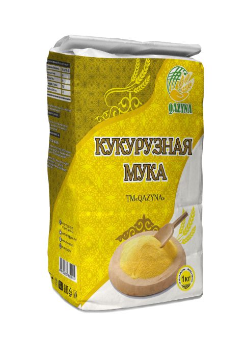 кукурузная мука ТМ QAZYNA