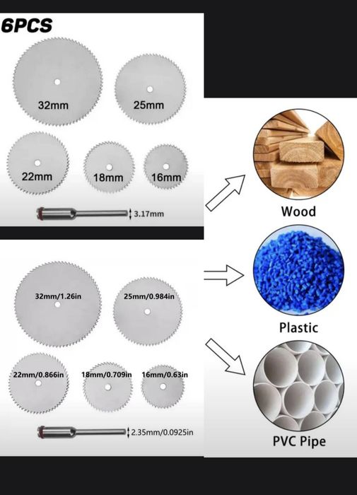 Отрезные абразивные диски насадки для гравер бормашинка дремель пила