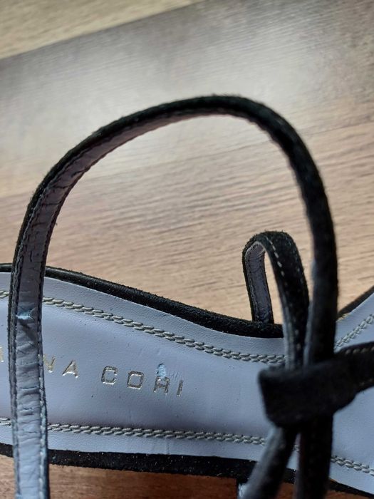 Sandale Anna Cori, de piele intoarsa