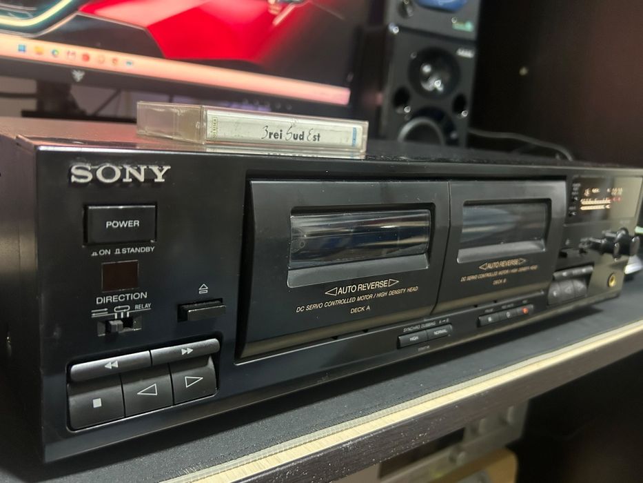 Casetofon Deck Dublu Sony TC-WR465 - Auto-Reverse stare buna