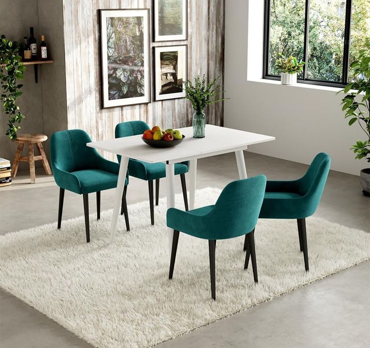 Трапезна разтегателна маса с метални крака Vicco 7309