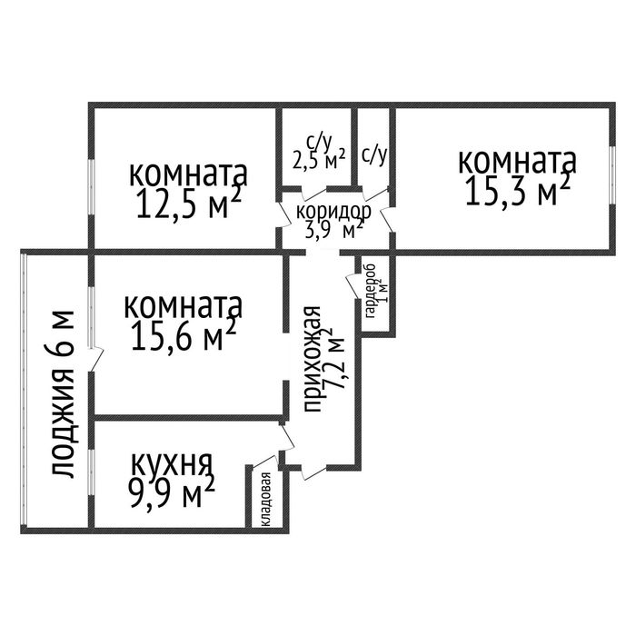 Продажа 3-комнатной квартиры