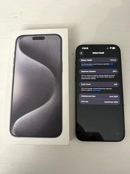Vand Iphone 15 pro max 256GB  impecabil