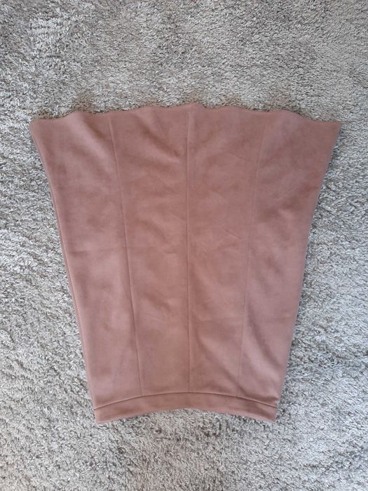 Fusta imitatie piele intoarsa marime 42