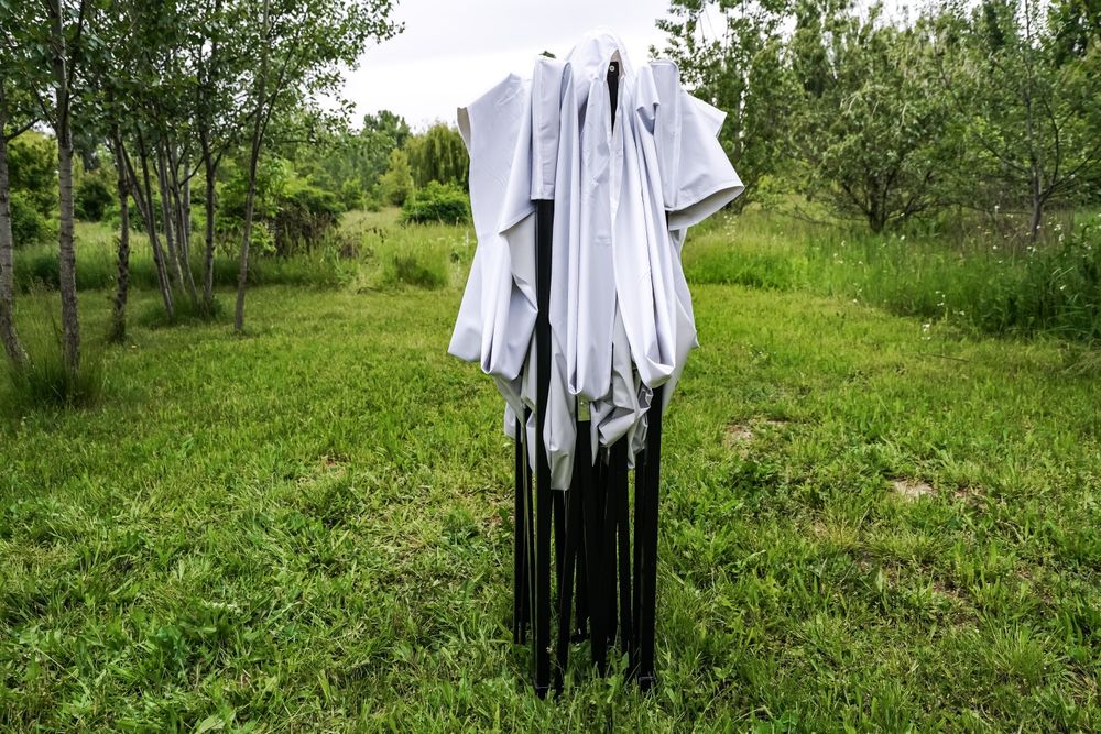 Cort pavilion pliabil 3×3 albastru Sigilat! NOU husa ptr pavilion !!!