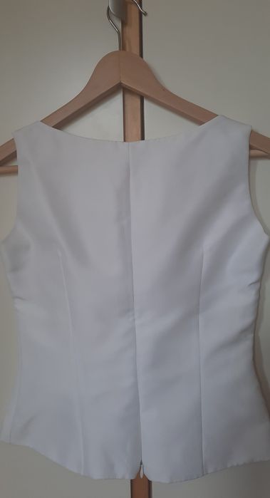 Rochie mireasa model Italia, din tafta, 2 piese+, marime 36