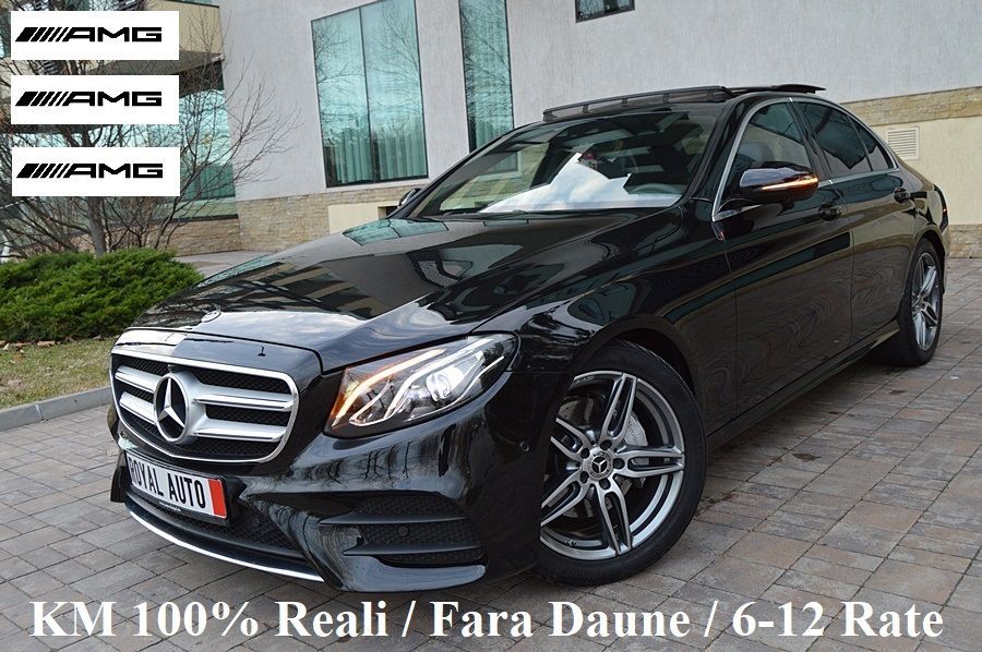 Mercedes-Benz E KM 100 % Reali / Fara Daune / AMG Edition / Rate 6-12 Luni