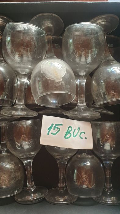 80 Pahare sticlă si cristal deosebite ,diferite utilizăr