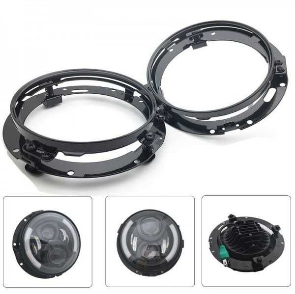 Комплект Монтажни стойки за кръгли LED фарове 7" (инча)