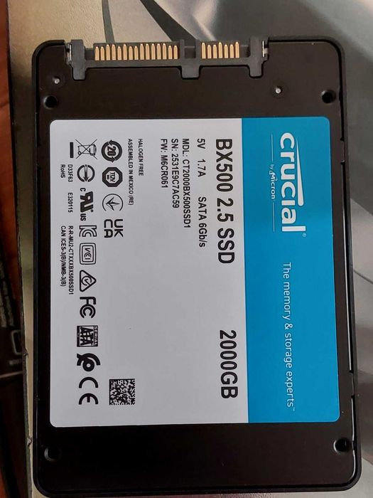 2TB SSD - Silicon Power A55, Fanxiang S101, Crucial BX500