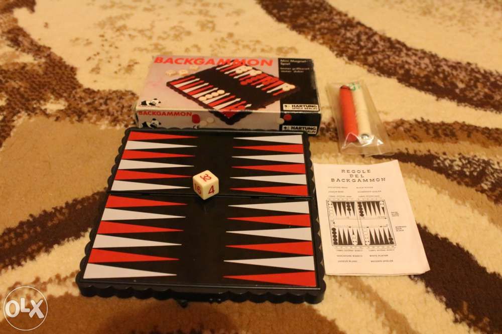 Joc magnetic de table backgammon