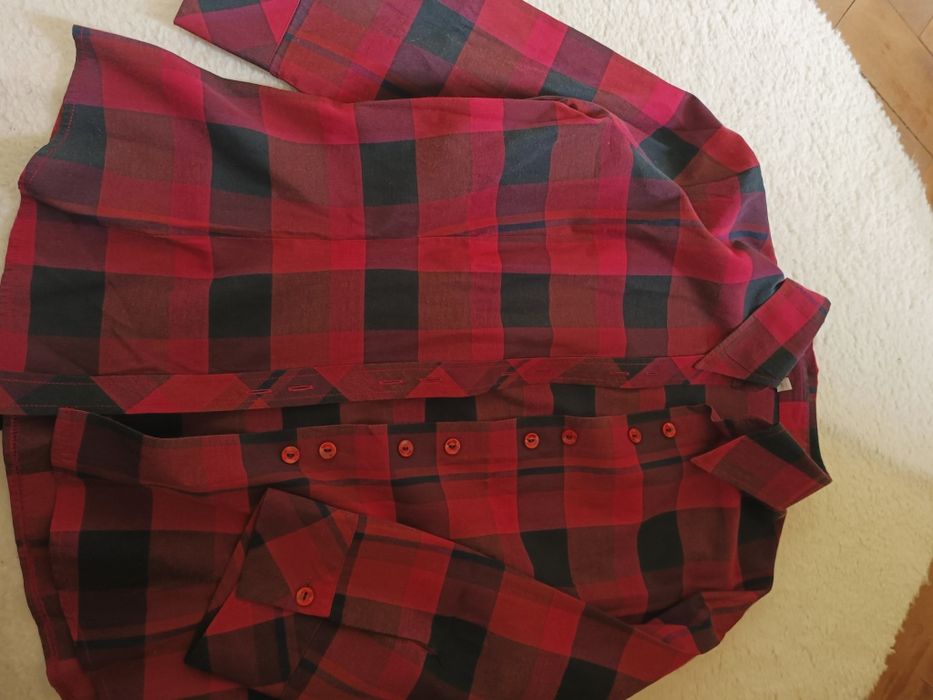 Camasa Burgundy în carouri