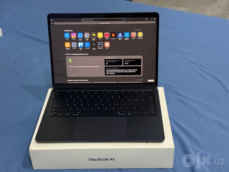 MacBook Air M2 16/256 100% Емкость
