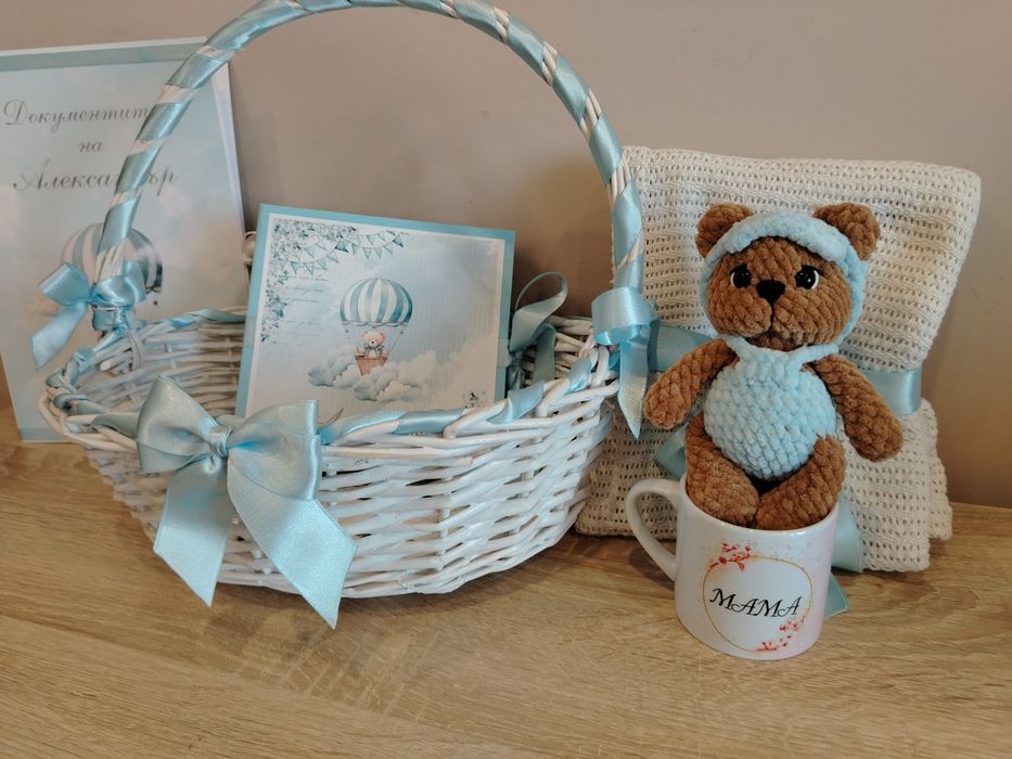 Подарък за бебе, Папка за документи на бебе, Бебешки подарък