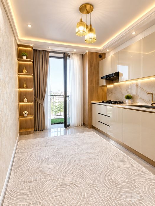 Квартира 2 хонали килинган 53м²