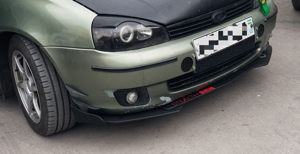 Lada Kalina Tuning Обвесы Spoller сплиттер (Комплект)