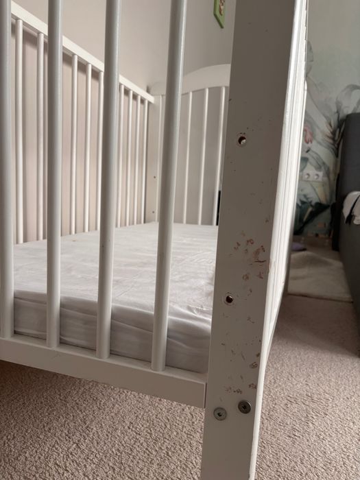 Pătuț bebe cu saltea de cocos