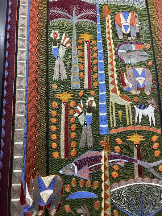 Вышитая картина,ручная работа,ЮАР,170*87