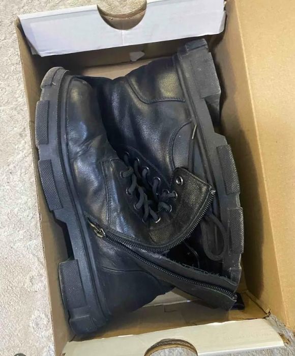 Женские ботинки кожаные 37-38р