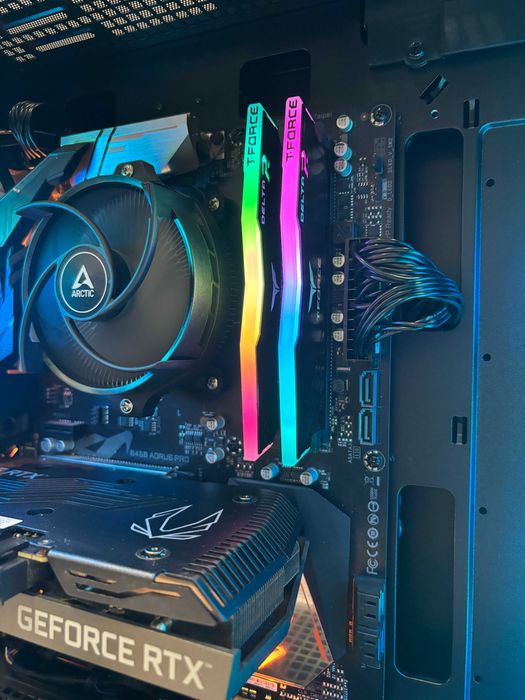 Геймърски компютър AMD Ryzen 5 5500, RTX 3060 Ti 8GB, 16GB ram