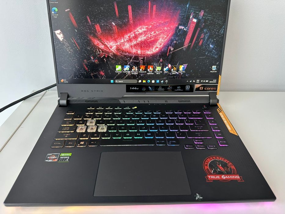 Asus Rog G15, 4800H, RTX3050, 512GB, 16GB, 144hz
