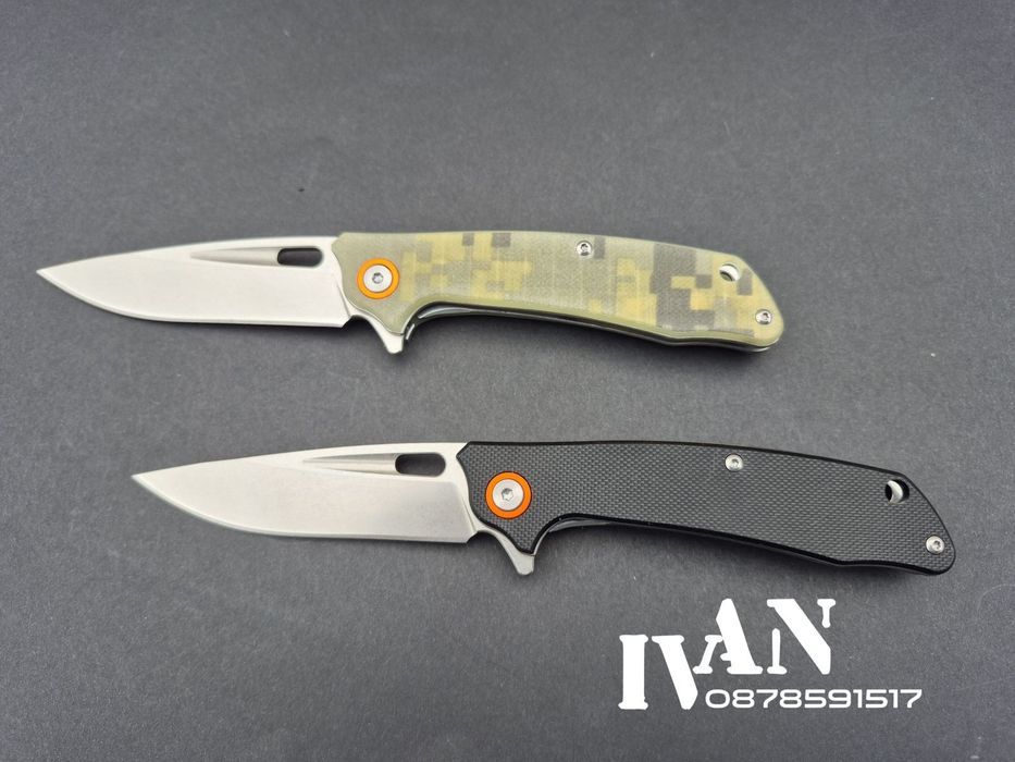 Сгъваем нож от стомана D2 дръжка G10