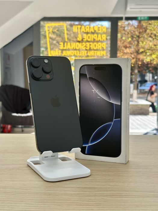 iPhone 16 Pro Max 256GB Black Titanium- Factura & Garantie