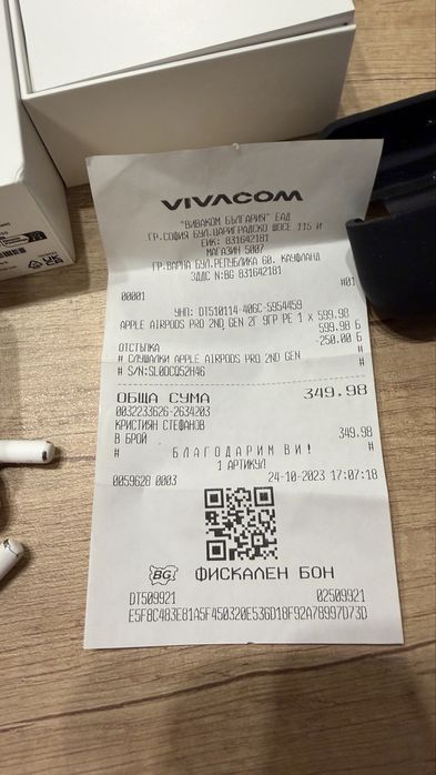 Airpods Pro 2 gen - оригинални слушалки