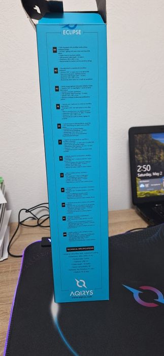 Mouse Pad RGB Aqirys Eclipse Medium