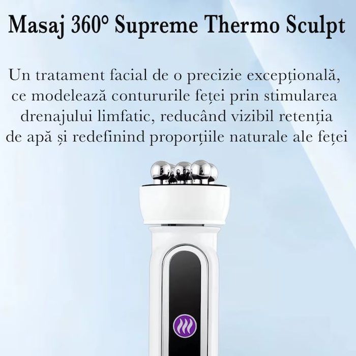 3 în 1 RF EMS Facial 360 Roller Masaj Lifting, Rejuvenation