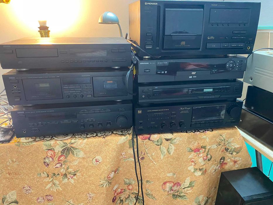 Colecție aparatură audio Hi-Fi vintage Yamaha Grundig Dual Philips