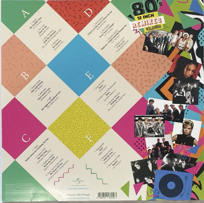 #80's 12 Inch Remixes Collected 3LP