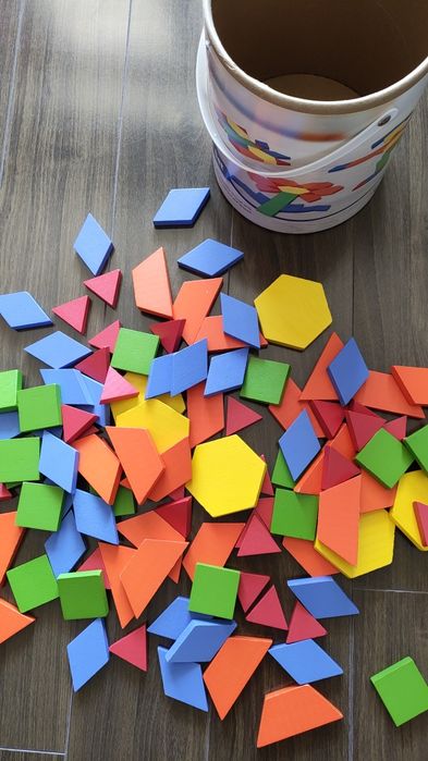 Set creativ,educational,mosaic playtive lemn