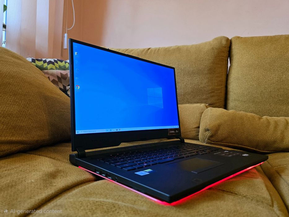 Лаптоп ASUS ROG Strix SCAR 17.3" (i7-10875h, RTX 2060-6GB, 16GB Ram))