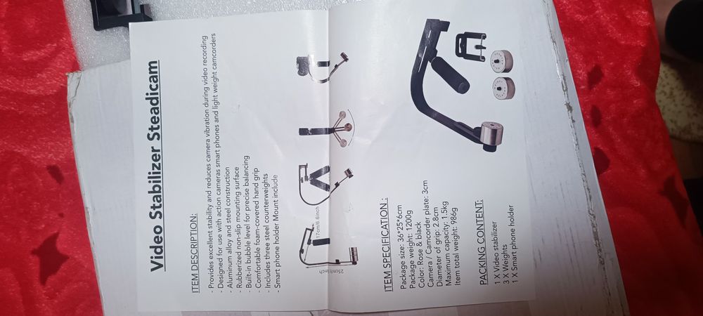 Stabilizator/gimbal video dsrl