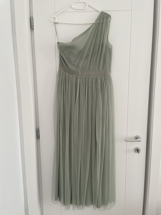Rochie de petrecere culoarea salvie