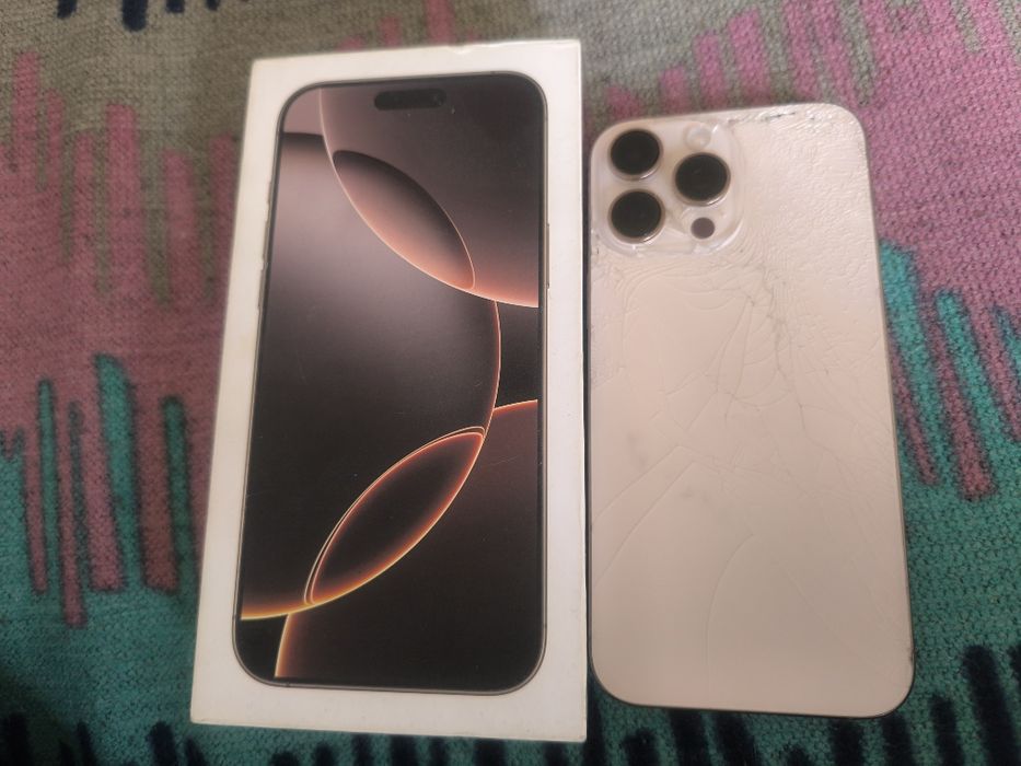 Iphone 16 PRO MAX Desert Titanium sim+e sim, kor+doc, 256 GB