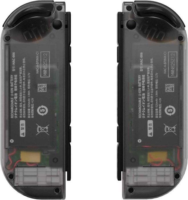 Set conversie eXtremeRate Transparent Black Nintendo Switch OLED + carcase Joy-Con D-Pad