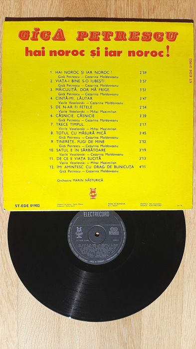 Viniluri muzica romaneasca: romante, LP, Electrecord, aproape noi