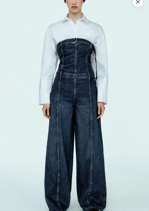 Джинсы сарафан от Zara в идеальном состоянии