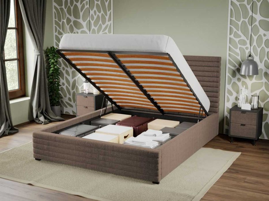 Pat Tapitat Mateo Cappuccino - Velluto 29 saltea de 190 rabatabil+lada