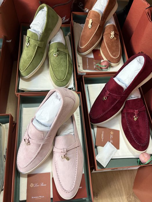 Pantofi Loro Piana Open Walk | Summer walk | Mocasini dama/ barbati/ papuci | Saboti barbati | Piele intoarsa | Marimi 36-44 | NOI calitate excelenta
