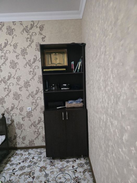 Книжный шкаф с двумя нижними шкафчиками