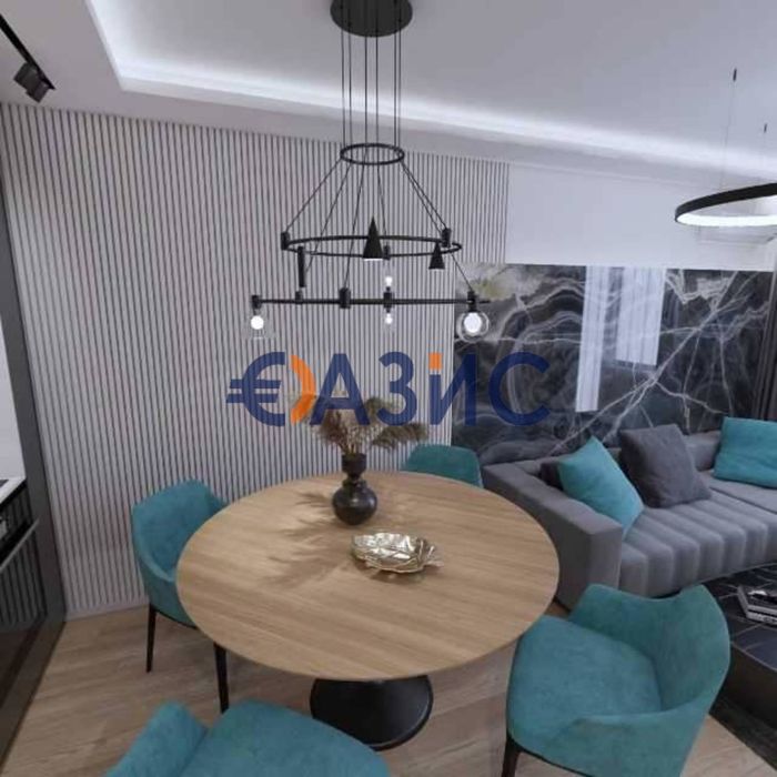 Продава се Двустаен апартамент в к.к. Слънчев бряг - 49 кв.м за 1249 €/кв.м - Снимка #3