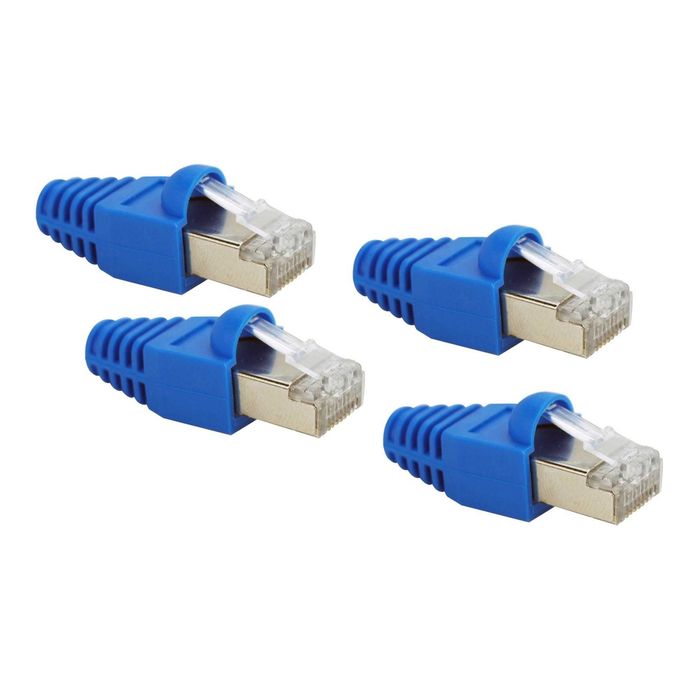 Mufe conectori RJ45 CAT6 FTP ecranati auriti + protectie