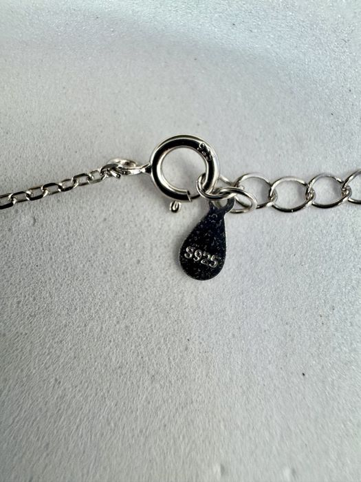 Сребърно колие с мойсанит (Диамант) 1 карат