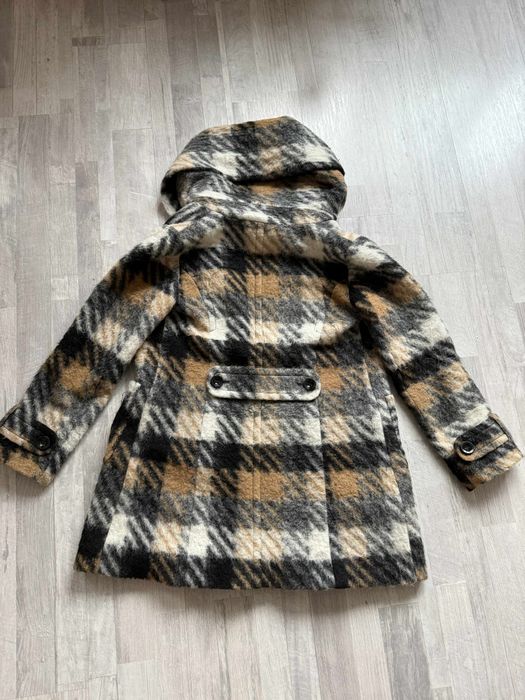 Многоцветно дамско палто