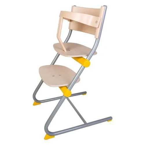 Scaun Masa Bebe, LemMasiv Fag, Plastic Galben